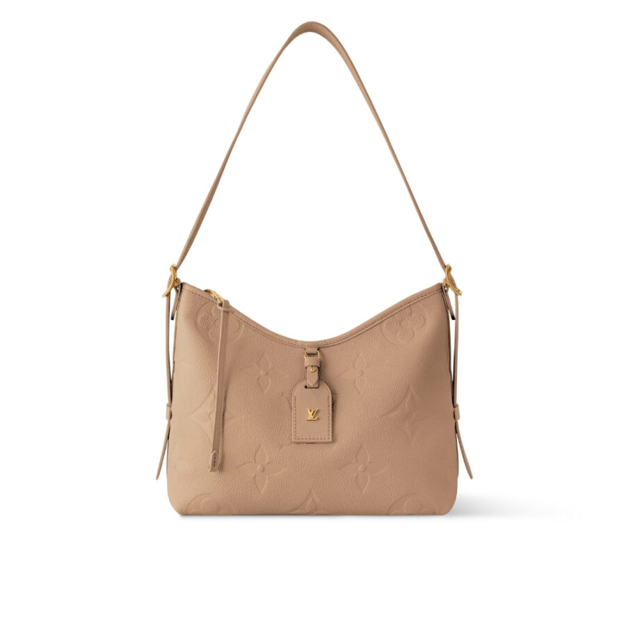 LOUIS VUITTON CARRYALL PM MONOGRAM EMPREINTE TURTLEDOVE 29CM