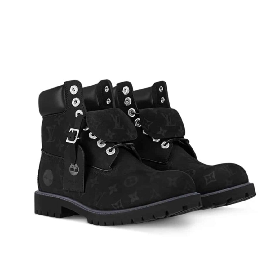 LOUIS VUITTON LV X TIMBERLAND BOOTS BLACK 1AD73B