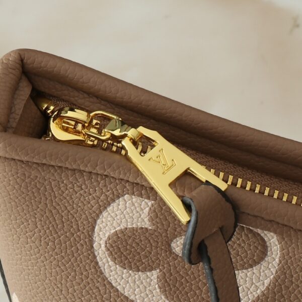 LOUIS VUITTON CARRYALL PM BICOLOR MONOGRAM EMPREINTE DOVE AND CREAM M47180 - Image 6