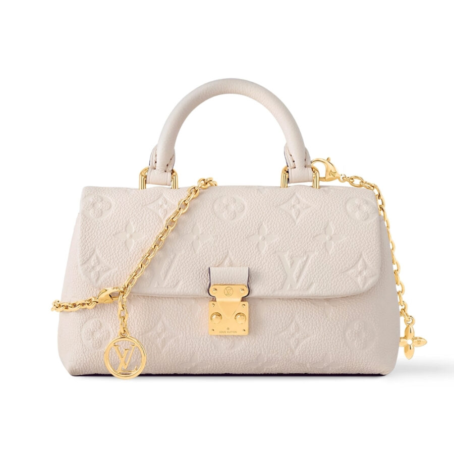 LOUIS VUITTON NANO MADELEINE CREAM 21CM M12145