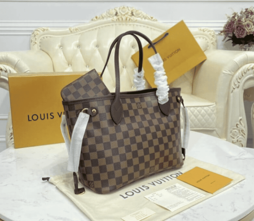 LOUIS VUITTON NEVERFULL PM DAMIER EBENE CANVAS 29CM N41359 - Image 2