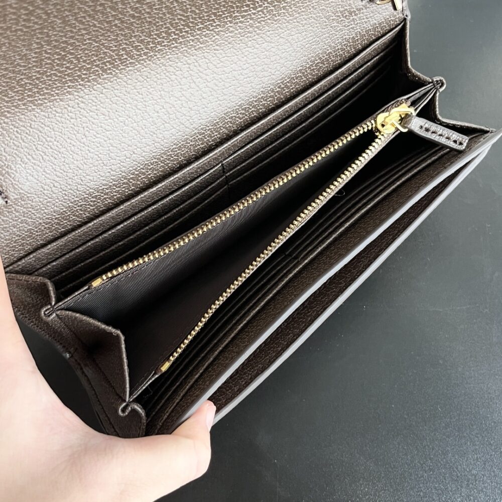 GUCCI BLONDIE CONTINENTAL CHAIN WALLET BEIGE 21CM ‎‎725215 K9GSG 8358 - Image 2