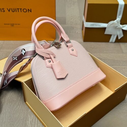 Alternative view of Louis Vuitton Epi Alma BB Rose Ballerine 25Cm M41327