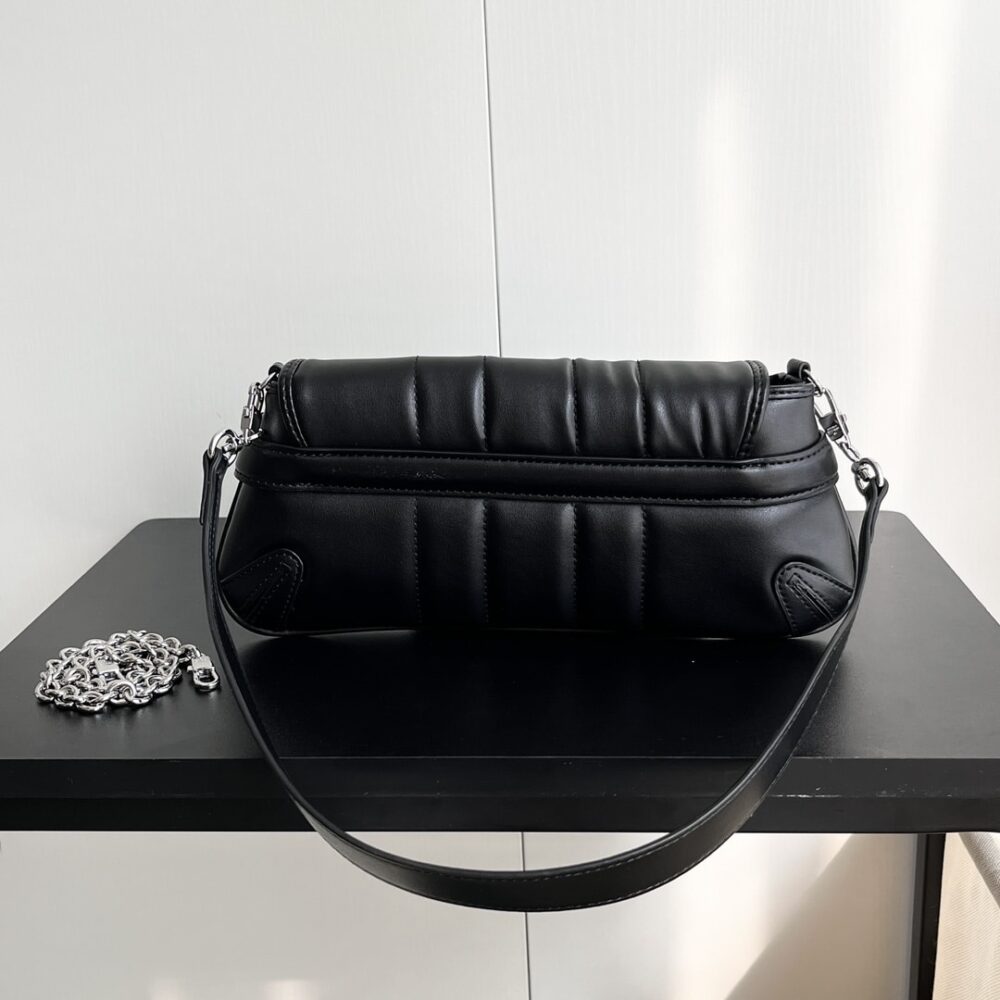 GUCCI HORSEBIT CHAIN SMALL SHOULDER BAG BLACK 27CM 764255 AACU1 1000 - Image 5