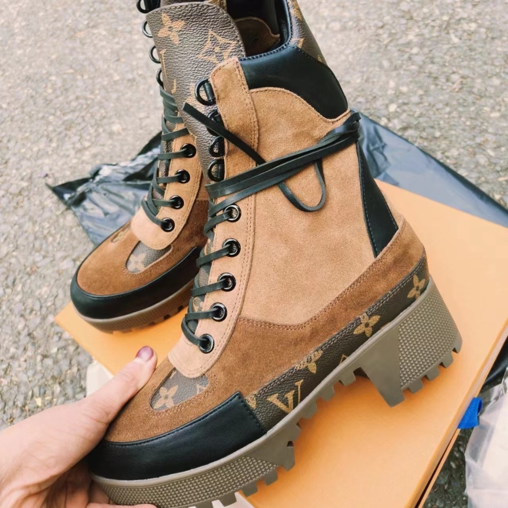 LOUIS VUITTON LAUREATE DESERT BOOT BEIGE 1A4XYG - Image 3