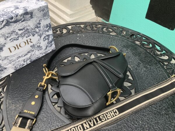 DIOR SADDLE BAG BLACK 25CM - Image 7
