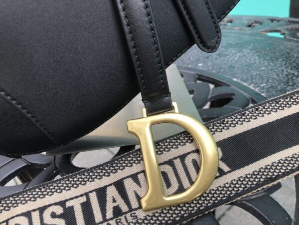 DIOR SADDLE BAG BLACK 25CM - Image 4