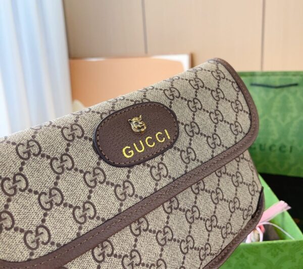 GUCCI NEO VINTAGE GG SUPREME BELT BAG 22CM 493930 9C2VT 8745 - Image 4
