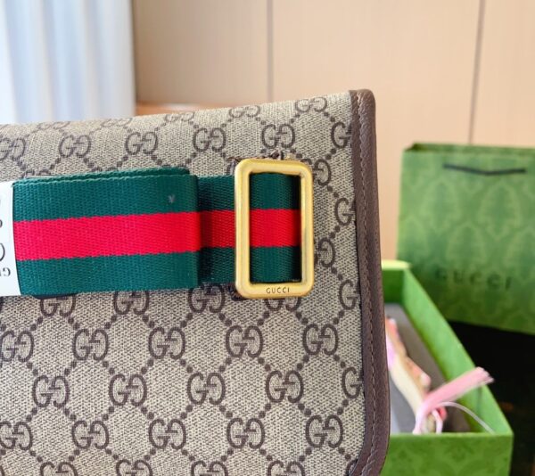 GUCCI NEO VINTAGE GG SUPREME BELT BAG 22CM 493930 9C2VT 8745 - Image 5