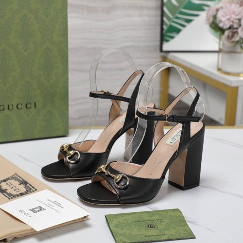 Alternative view of Gucci Women'S Horsebit Sandal Black 812292 C9D00 1000