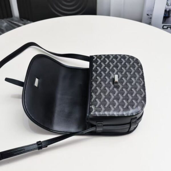 GOYARD BELVEDERE PM BAG BLACK 22CM - Image 4