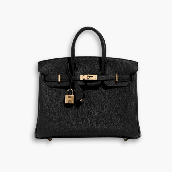 HERMÈS BIRKIN B25 TOGO BLACK 25CM