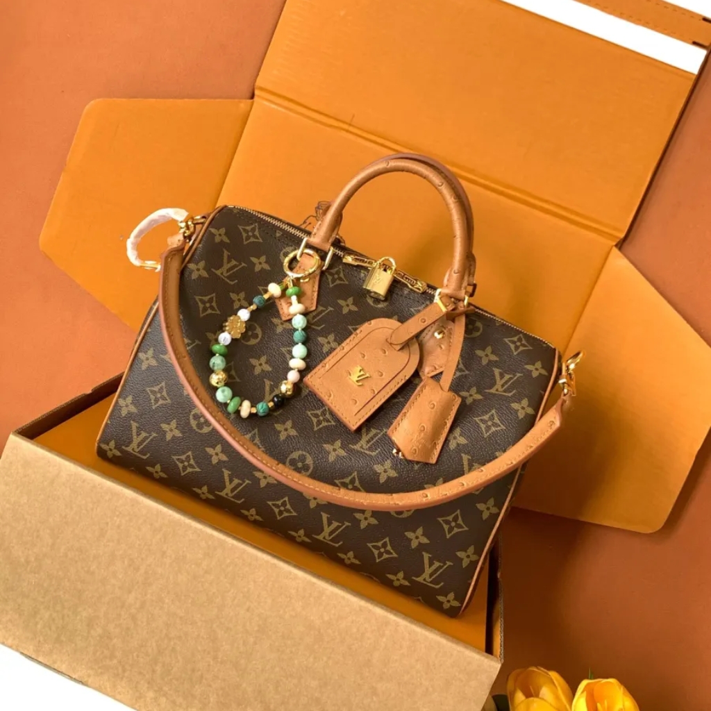 Louis Vuitton Speedy Soft 30 Boho Monogram Tan 30Cm N87212 - Image 2