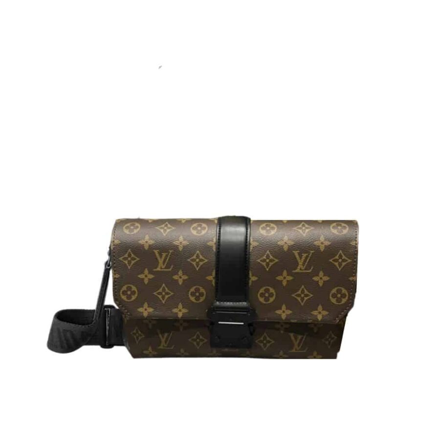 LOUIS VUITTON S CAPE MESSENGER MONOGRAM BROWN 28CM