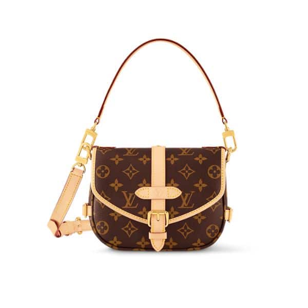 LOUIS VUITTON SAUMUR BB MONOGRAM BROWN 20CM M46740