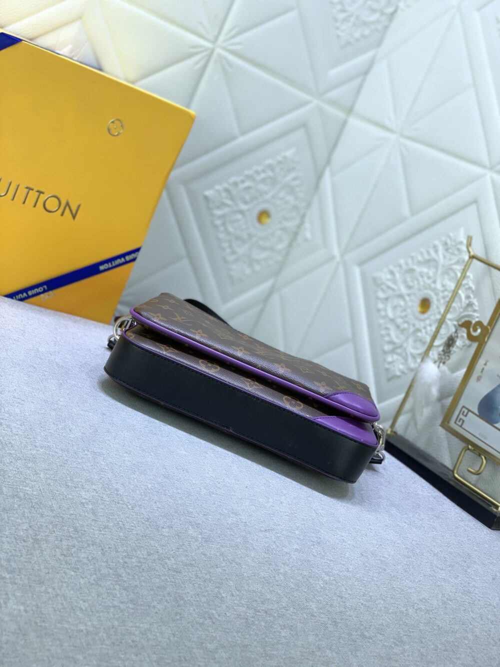 LOUIS VUITTON TRIO MESSENGER PURPLE 25CM M46266 - Image 7