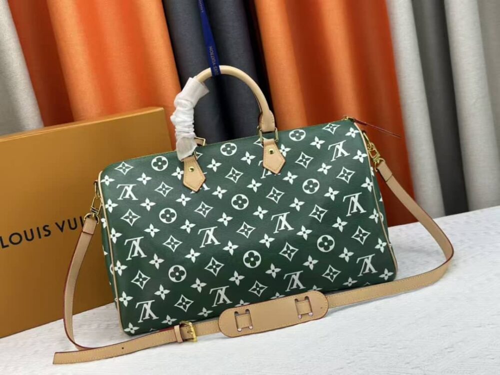 LOUIS VUITTON SPEEDY P9 BANDOULIÈRE 40 BAG GREEN 40 CM M24417 - Image 5
