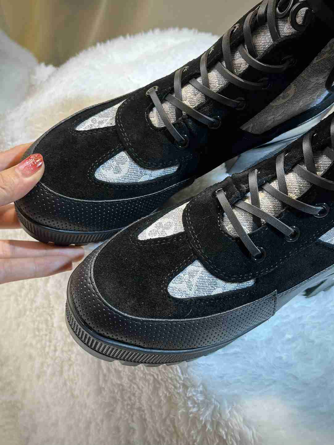 LOUIS VUITTON LAUREATE PLATFORM DESERT BOOT GREY 1AB2X9 - Image 6