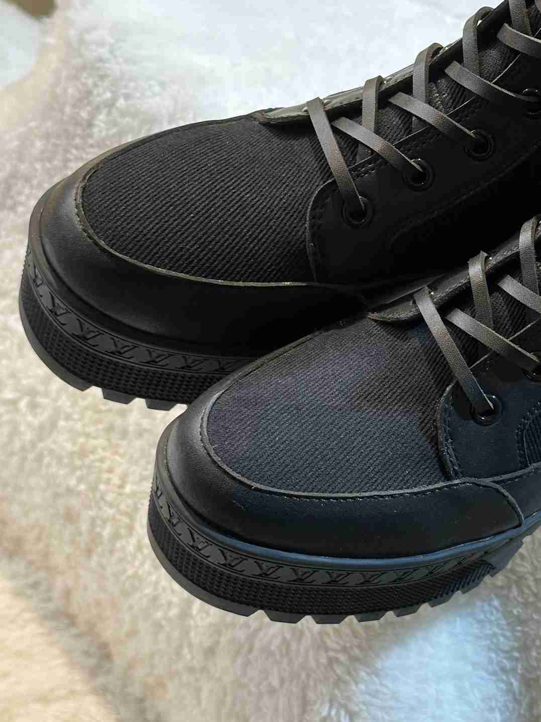 LOUIS VUITTON LAUREATE PLATFORM DESERT BOOT BLACK 1AC7RO - Image 5