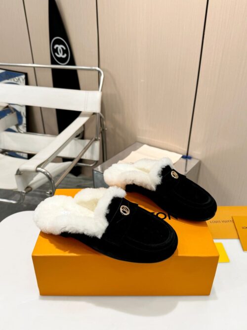 Alternative view of Louis Vuitton Soho Open Back Loafer Black 1Adc8Y
