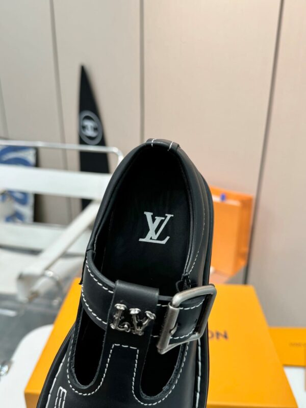 LOUIS VUITTON LV CHECKER MARY JANE BLACK 1ACNOW - Image 6