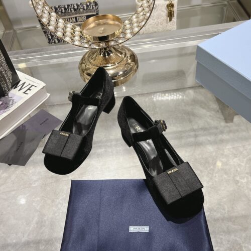 Alternative view of Prada Velvet Pumps Black 1I818N 068 F0002 F 035