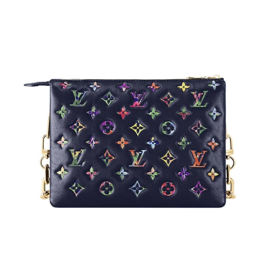 LOUIS VUITTON COUSSIN PM BAG NAVY BLUE 27CM M21353