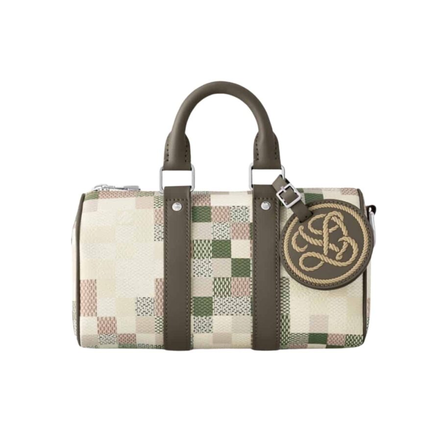 LOUIS VUITTON KEEPALL BANDOULIÈRE 25 DAMOFLAGE CANVAS KHAKI 25CM N00105