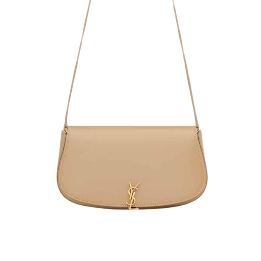 SAINT LAURENT MINI VOLTAIRE IN BOX DARK TOFFEE 17CM 7796420SX0W2646