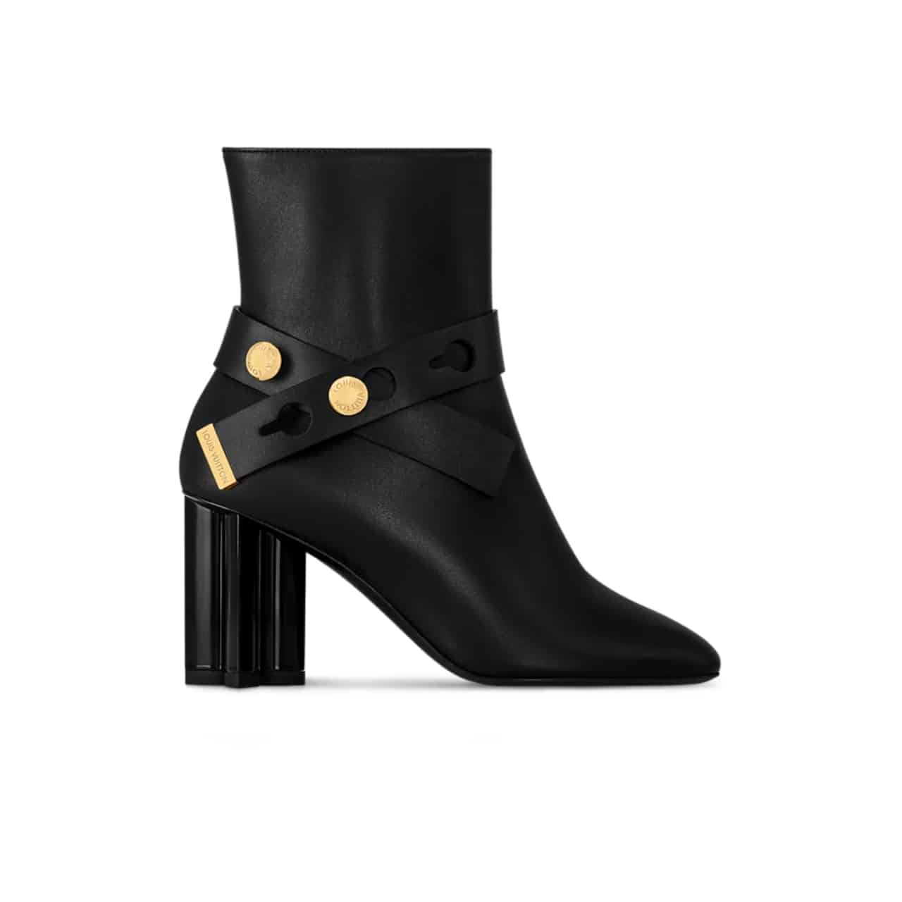 LOUIS VUITTON SILHOUETTE ANKLE BOOT BLACK 1ADAQZ