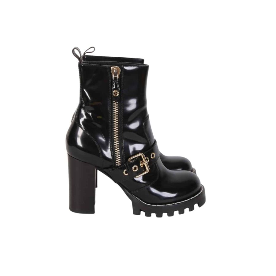 LOUIS VUITTON STAR TRAIL ANKLE BOOTS BLACK