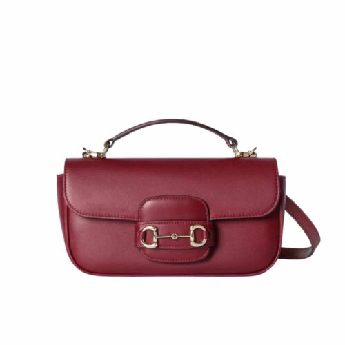 Gucci Horsebit 1955 Small Top Handle Bag Rosso Ancora Red 22Cm 815206 Aaec2 6207