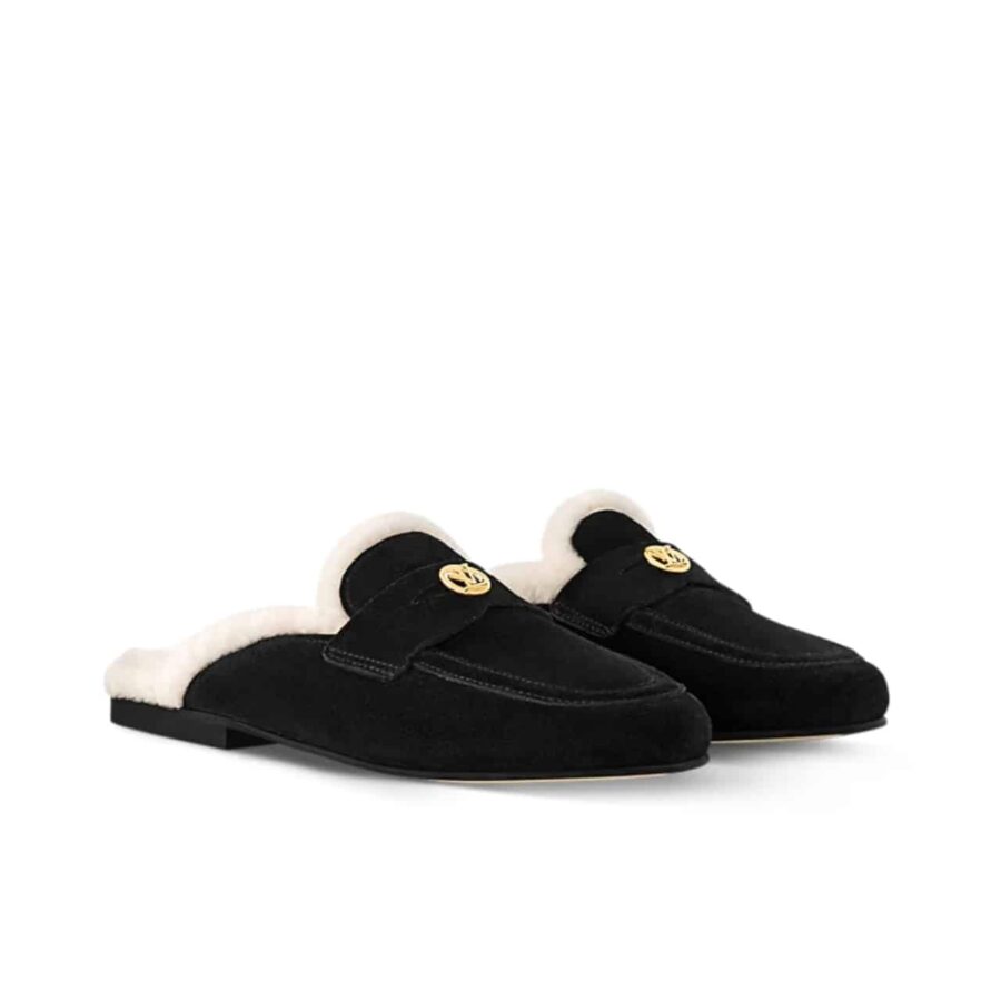 LOUIS VUITTON SOHO OPEN BACK LOAFER BLACK 1ADC8Y
