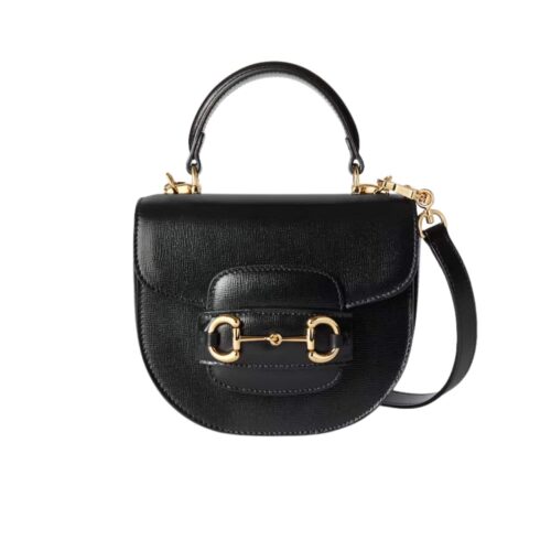 Gucci Horsebit 1955 Mini Top Handle Bag Black 14Cm 781387 1Aaqd 1000