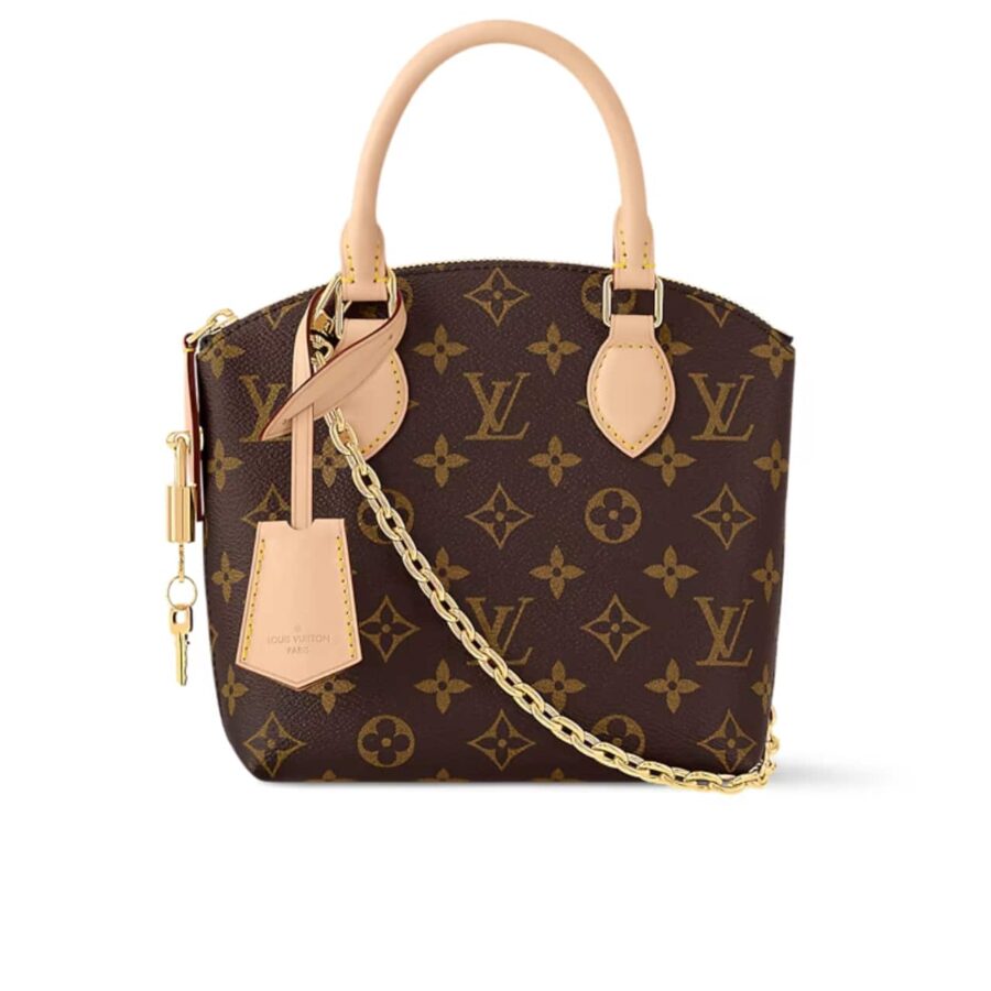 LOUIS VUITTON LOCKIT BB BAG MONOGRAM BROWN 16CM M12019