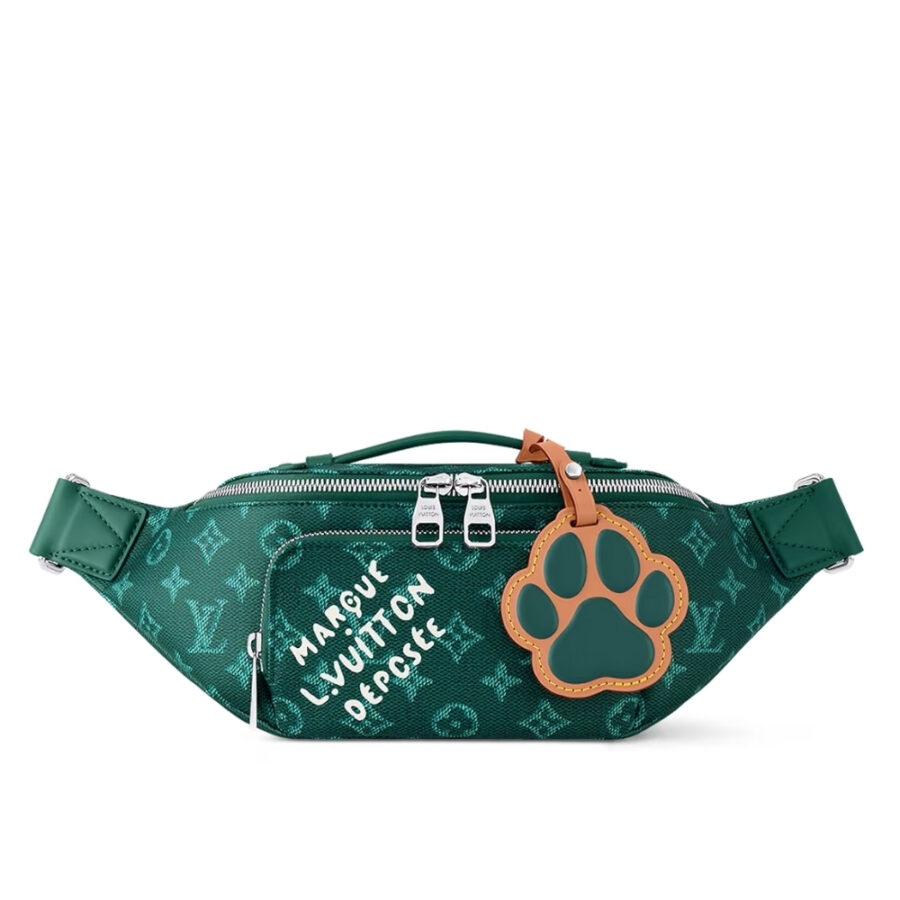 LOUIS VUITTON RUSH BUMBAG GREEN 30CM M12867