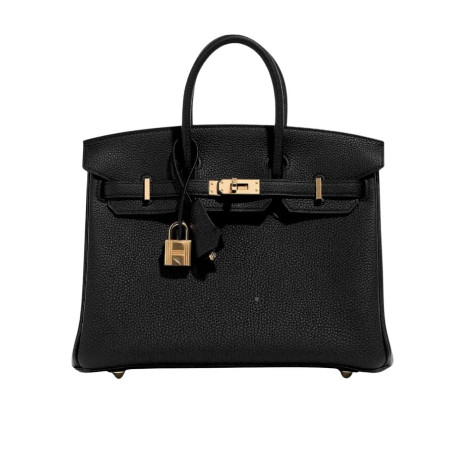 HERMÈS BIRKIN B25 TOGO BLACK 25CM