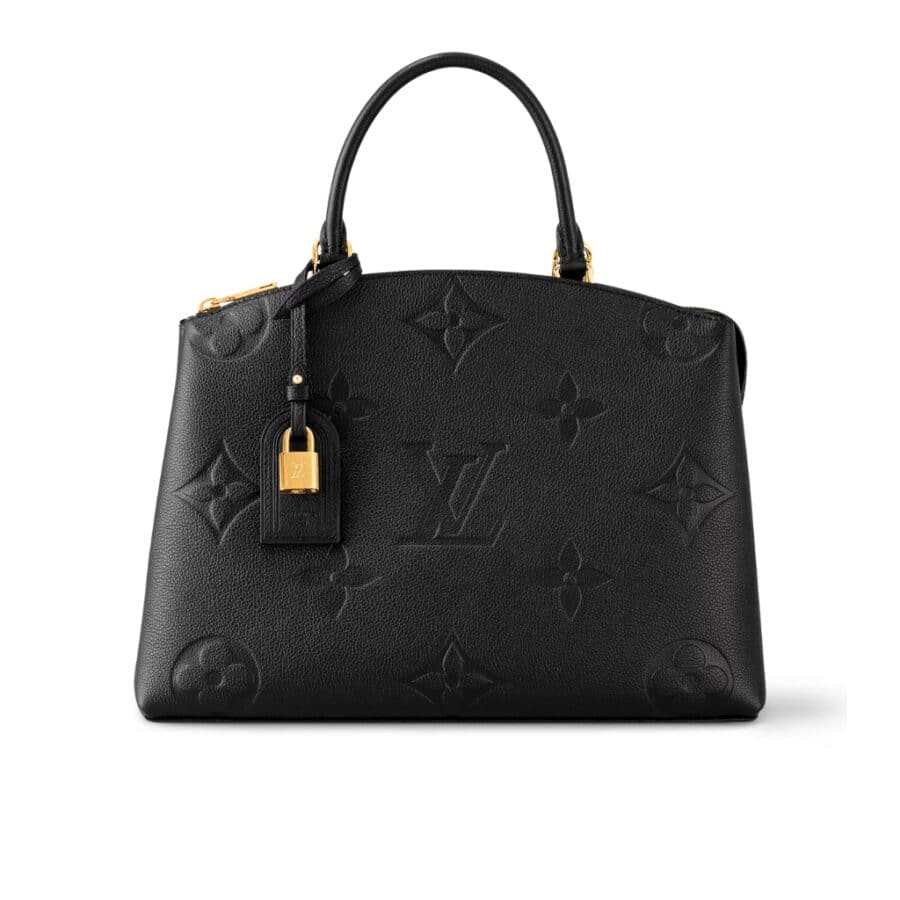 Louis Vuitton Grand Palais Monogram Empreinte Leather Black 34cm M45811