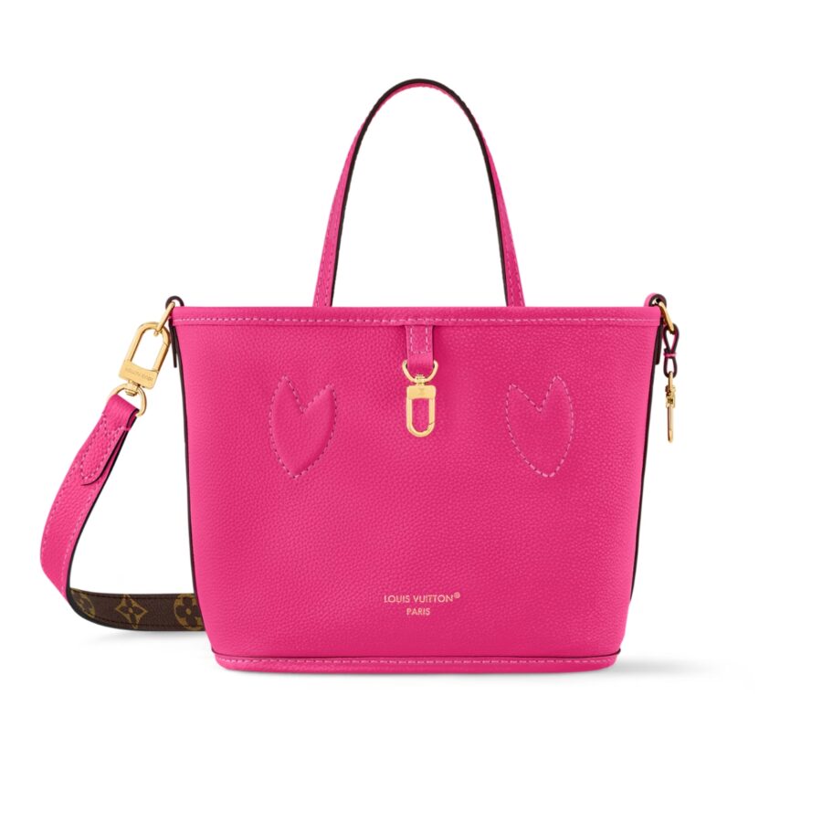 LOUIS VUITTON NEVERFULL BANDOULIÈRE INSIDE OUT BB MONOGRAM ROSE 20CM M12106