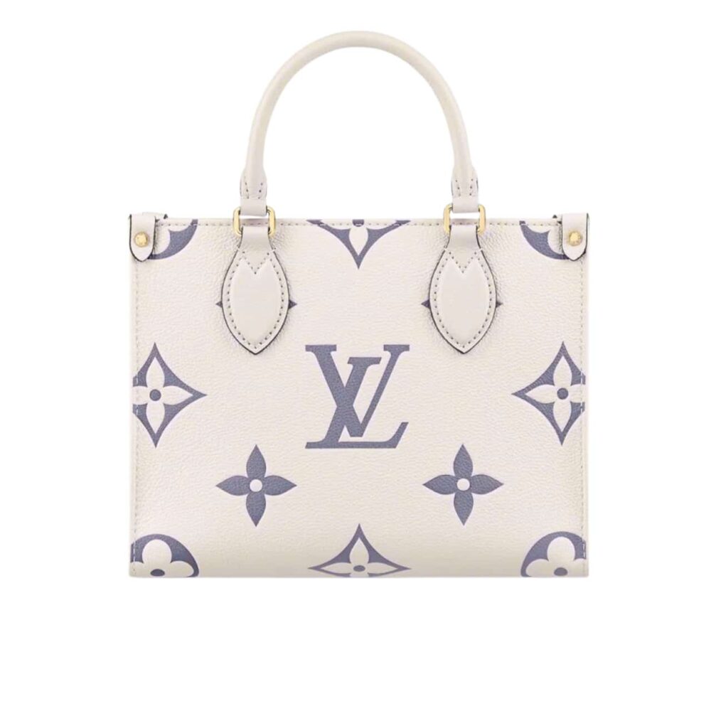 LOUIS VUITTON ONTHEGO PM DOVE WHITE 25CM