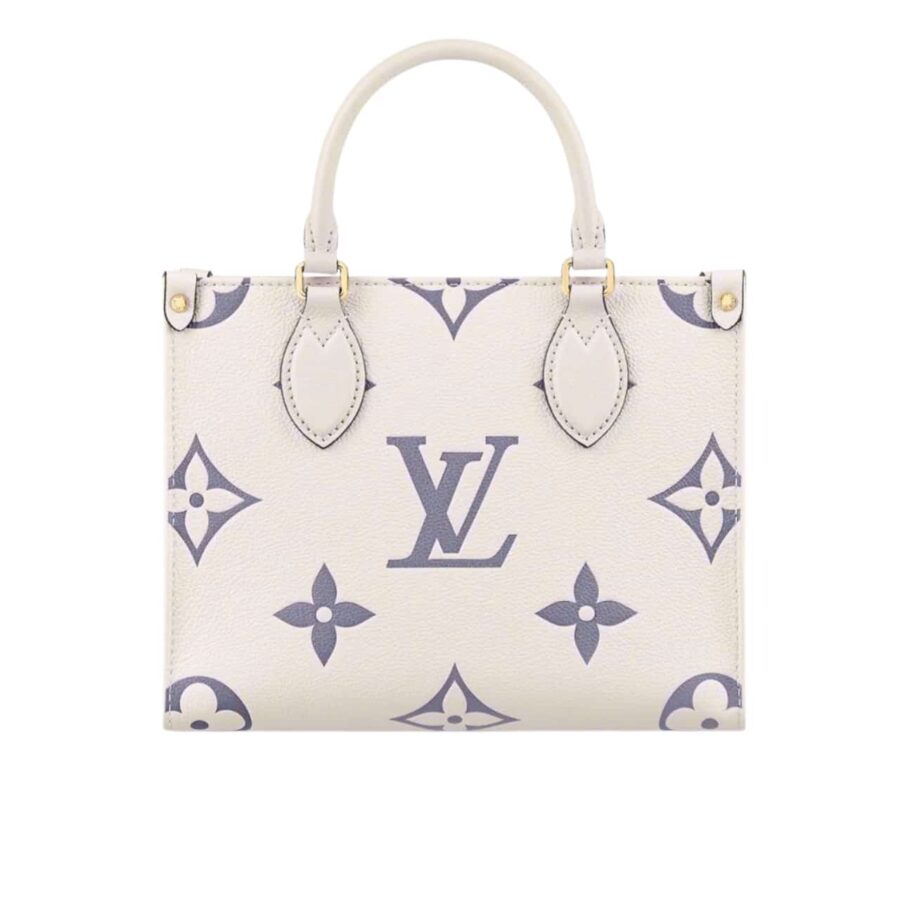 LOUIS VUITTON ONTHEGO PM DOVE WHITE 25CM