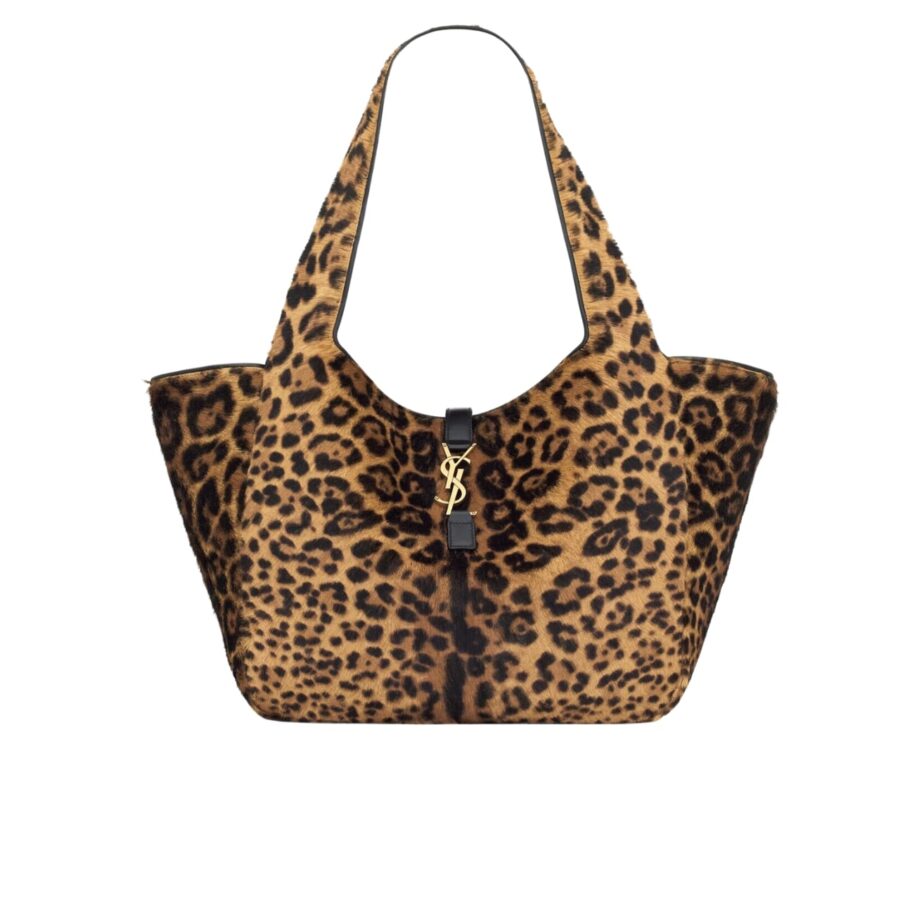 Saint Laurent Le 5 À 7 Bea In Pony Hair Leather Leopard 31Cm 763435Aad0N2063