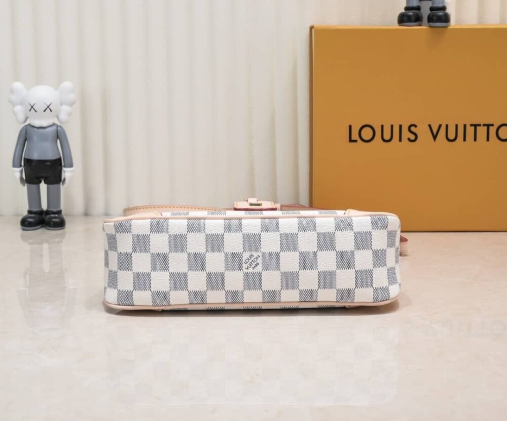 LOUIS VUITTON ODÉON SHOULDER BAG DAMIER AZUR 26CM - Image 8