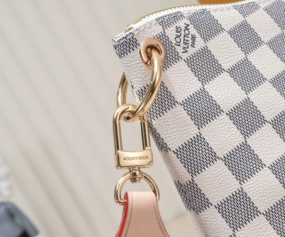 LOUIS VUITTON ODÉON SHOULDER BAG DAMIER AZUR 26CM - Image 4