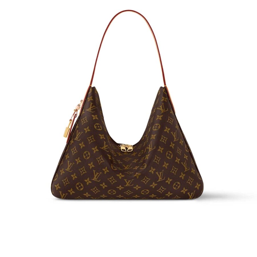 LOUIS VUITTON SLOUCHY MM BAG BROWN 40CM M12098