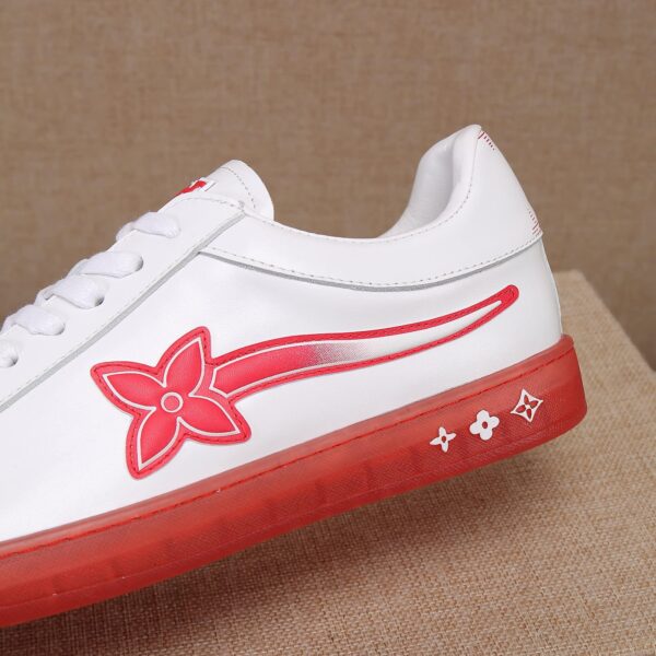 LOUIS VUITTON LUXEMBOURG SAMOTHRACE TRAINERS RED 1A9FYN - Image 4