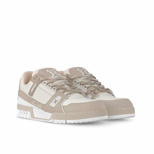 LOUIS VUITTON TRAINER SNEAKER BEIGE 1ADHDI