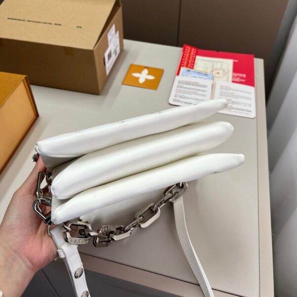 LOUIS VUITTON COUSSIN BB WHITE 21CM M11957 - Image 5