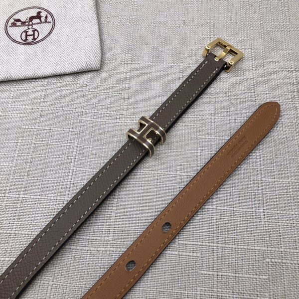 HERMES POP H 15 BELT GREY 15MM H081087CD18085 - Image 5