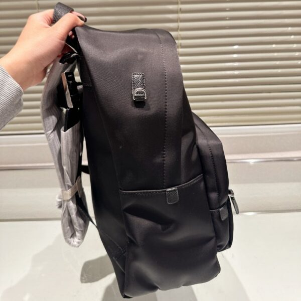 PRADA RE NYLON BACKPACK BLACK 42CM - Image 9